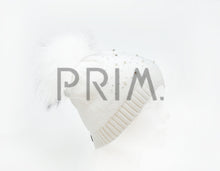 Load image into Gallery viewer, PEARL STUDDED WOOL HAT
