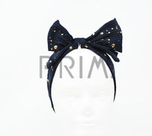 Load image into Gallery viewer, PAINT SPLASHES BOW BABY HEADBAND
