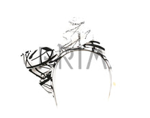 Load image into Gallery viewer, GEOMETRIC PRINT DOUBLE POP UP BOW HEADBAND
