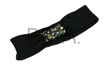 Load image into Gallery viewer, DACEE FLORAL CORDUROY TURBAN CENTER JUNIOR HEADWRAP
