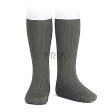Load image into Gallery viewer, CONDOR RIBBED COTTON KNEE SOCK
