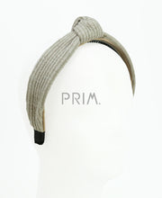 Load image into Gallery viewer, DACEE HEATHERED RIBBED KNOT HEADBAND
