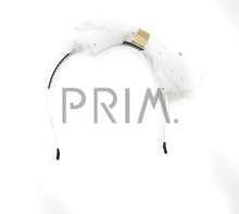 Load image into Gallery viewer, METALLIC STARS BOW WITH GOLD CENTER HEADBAND
