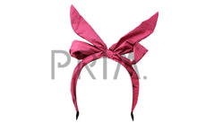 Load image into Gallery viewer, DENIM MONSTER BOW HEADBAND
