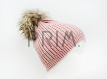 Load image into Gallery viewer, METALLIC POM POM HAT
