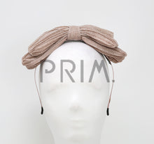 Load image into Gallery viewer, METALLIC GLITTER PLEATED BOW HEADBAND

