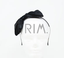 Load image into Gallery viewer, STRIPED METALLIC BOW HEADBAND
