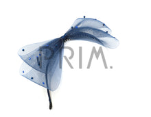 Load image into Gallery viewer, HORSEHAIR BEADED DOUBLE BOW HEADBAND
