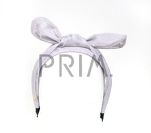 Load image into Gallery viewer, METALLIC MESH COVERED WITH TIE HEADBAND
