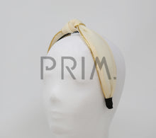 Load image into Gallery viewer, METALLIC TRIM KNOT HEADBAND

