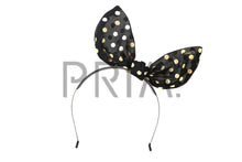 Load image into Gallery viewer, POLKA DOT WIRE BOW HEADBAND
