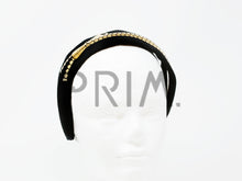 Load image into Gallery viewer, GOLD METALLIC ZIPPER HEADBAND
