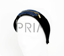 Load image into Gallery viewer, COTTON ZIPPED FLAT HEADBAND
