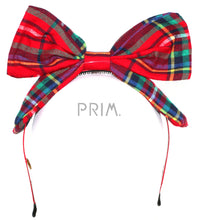 Load image into Gallery viewer, PLAID POP UP BOW HEADBAND
