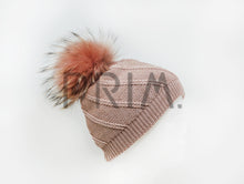 Load image into Gallery viewer, WIDE RIBBED POM POM HAT
