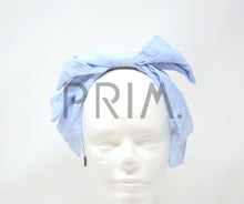 Load image into Gallery viewer, DOTTED SWISS COTTON BOW HEADBAND

