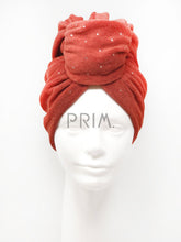 Load image into Gallery viewer, TERRY TURBAN WITH STUDS
