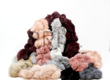 Load image into Gallery viewer, RABBIT FUR POM POM COLLAR SCARF
