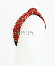 Load image into Gallery viewer, DACEE FLORAL CORDUROY KNOT HEADBAND
