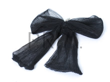 Load image into Gallery viewer, DACEE ACCORDION PLEATED TULLED BOW LARGE CLIP
