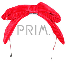 Load image into Gallery viewer, VELVET PUFFY BOW HEADBAND
