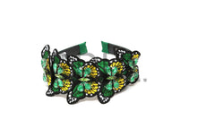 Load image into Gallery viewer, BUTTERFLIES WITH STONES HEADBAND
