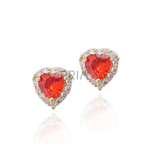 Load image into Gallery viewer, TINY HEART STUD EARRING
