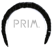Load image into Gallery viewer, VELVET RIBBON WRAPPED PUFFY HEADBAND
