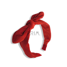 Load image into Gallery viewer, VELOUR BOW HEADBAND
