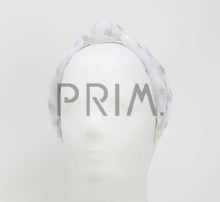 Load image into Gallery viewer, METALLIC STARS TULLE KNOT HEADBAND
