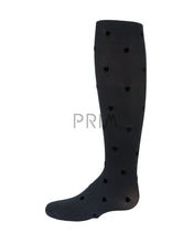 Load image into Gallery viewer, MEMOI FLOCKED HEART TIGHTS
