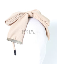 Load image into Gallery viewer, DACEE CRINKLE METAL CLAMP BOW HEADBAND
