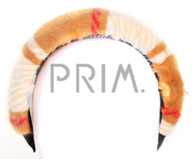 Load image into Gallery viewer, FUR CHECKERED COVERED HEADBAND

