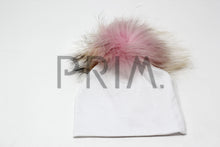 Load image into Gallery viewer, BABY HAT WITH FUR POM POM
