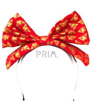 Load image into Gallery viewer, METALLIC BUTTERFLIES BOW HEADBAND
