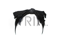 Load image into Gallery viewer, DENIM ROLLED BOW HEADWRAP
