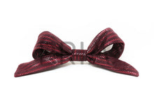 Load image into Gallery viewer, METALLIC SUEDE WIRE BOW CLIP
