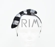 Load image into Gallery viewer, STRIPED METALLIC BOW HEADBAND

