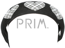 Load image into Gallery viewer, PLAID HEARTS HEADBAND
