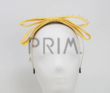 Load image into Gallery viewer, LAYERED BOW WITH PEARLS HEADBAND
