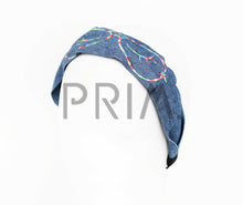 Load image into Gallery viewer, WIDE GLASSES DENIM HEADBAND
