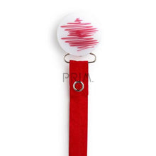 Load image into Gallery viewer, DOODLE RED ROUND CLIP
