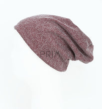 Load image into Gallery viewer, DACEE HERRINGBONE BEANIE

