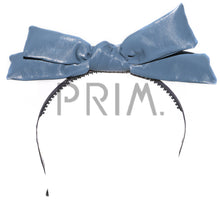 Load image into Gallery viewer, LEATHER PUFFY BOW HEADBAND
