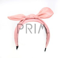 Load image into Gallery viewer, METALLIC MESH COVERED WITH TIE HEADBAND
