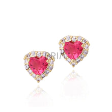 Load image into Gallery viewer, TINY HEART STUD EARRING
