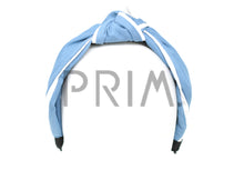 Load image into Gallery viewer, KNOT HEADBAND WITH LEATHER EDGE
